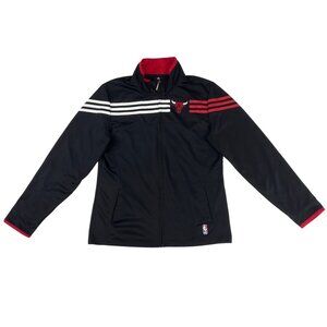 Adidas Women's Chicago Bulls Track Jacket Size L